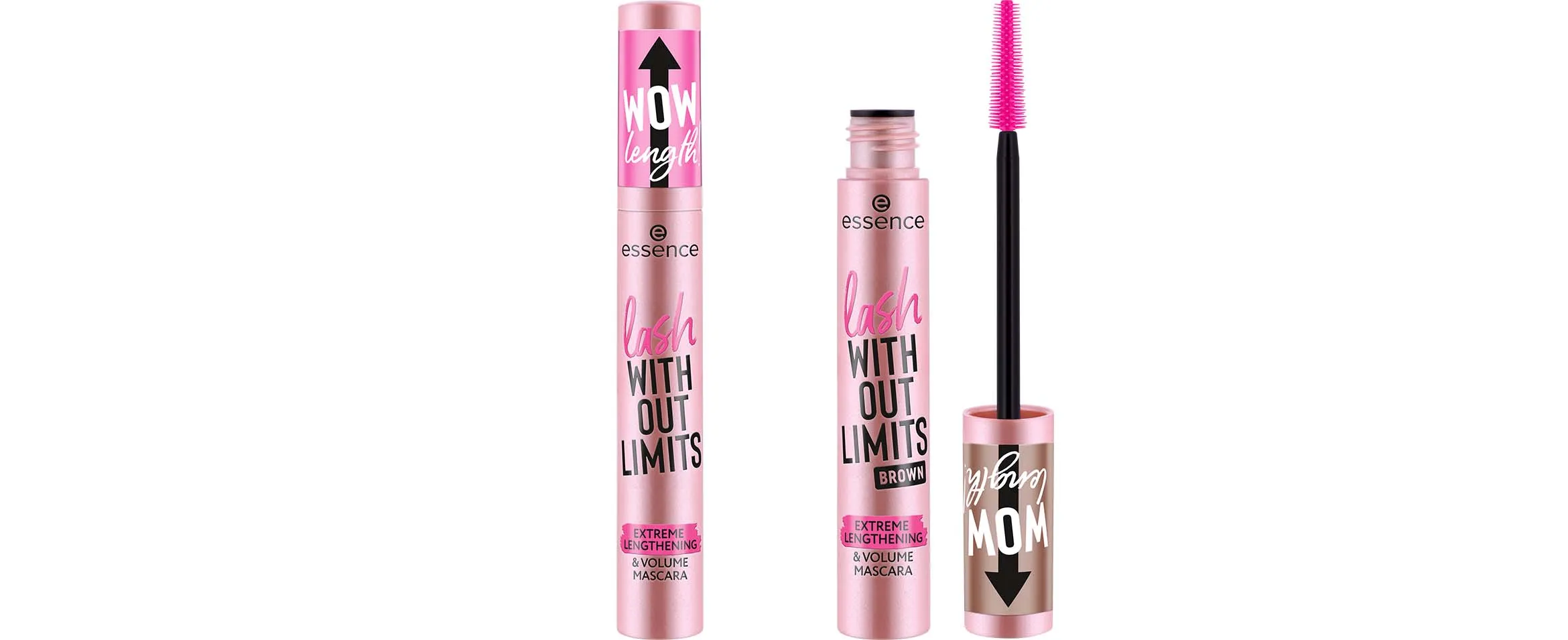 Essence Lash Without Limits Extreme Lengthening & Volume Mascara 01 - Ultra Black | ايسنس ماسكار لاش بلا حدود لتطويل وتكثيف الرموش 01 - أسود للغاية