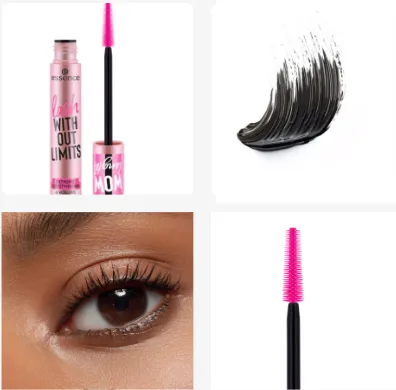 Essence Lash Without Limits Extreme Lengthening & Volume Mascara 01 - Ultra Black | ايسنس ماسكار لاش بلا حدود لتطويل وتكثيف الرموش 01 - أسود للغاية