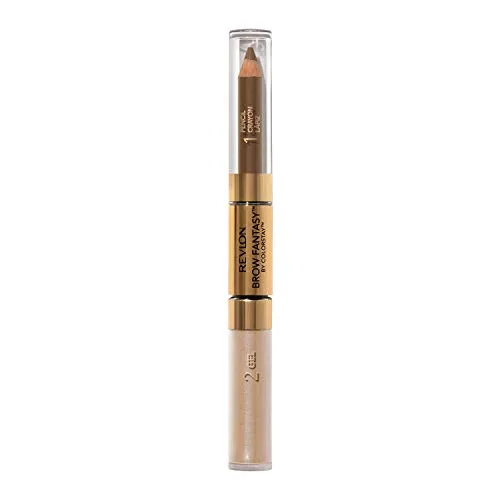 Revlon Brow Fantasy Pencil & Gel, Dark Blonde [104], 0.04 oz